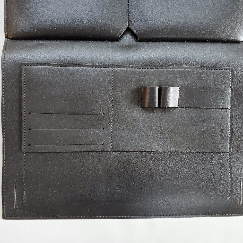 Glass Ladder & Co Megan Portfolio Clutch Black Women Casual Business Work - Picture 4 of 8